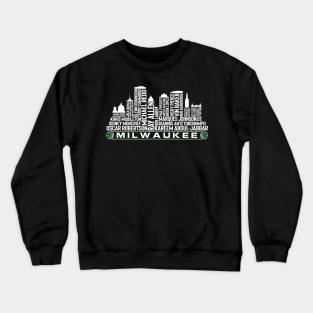 Milwaukee Basketball Team All Time Legends, Denver City Skyline Crewneck Sweatshirt